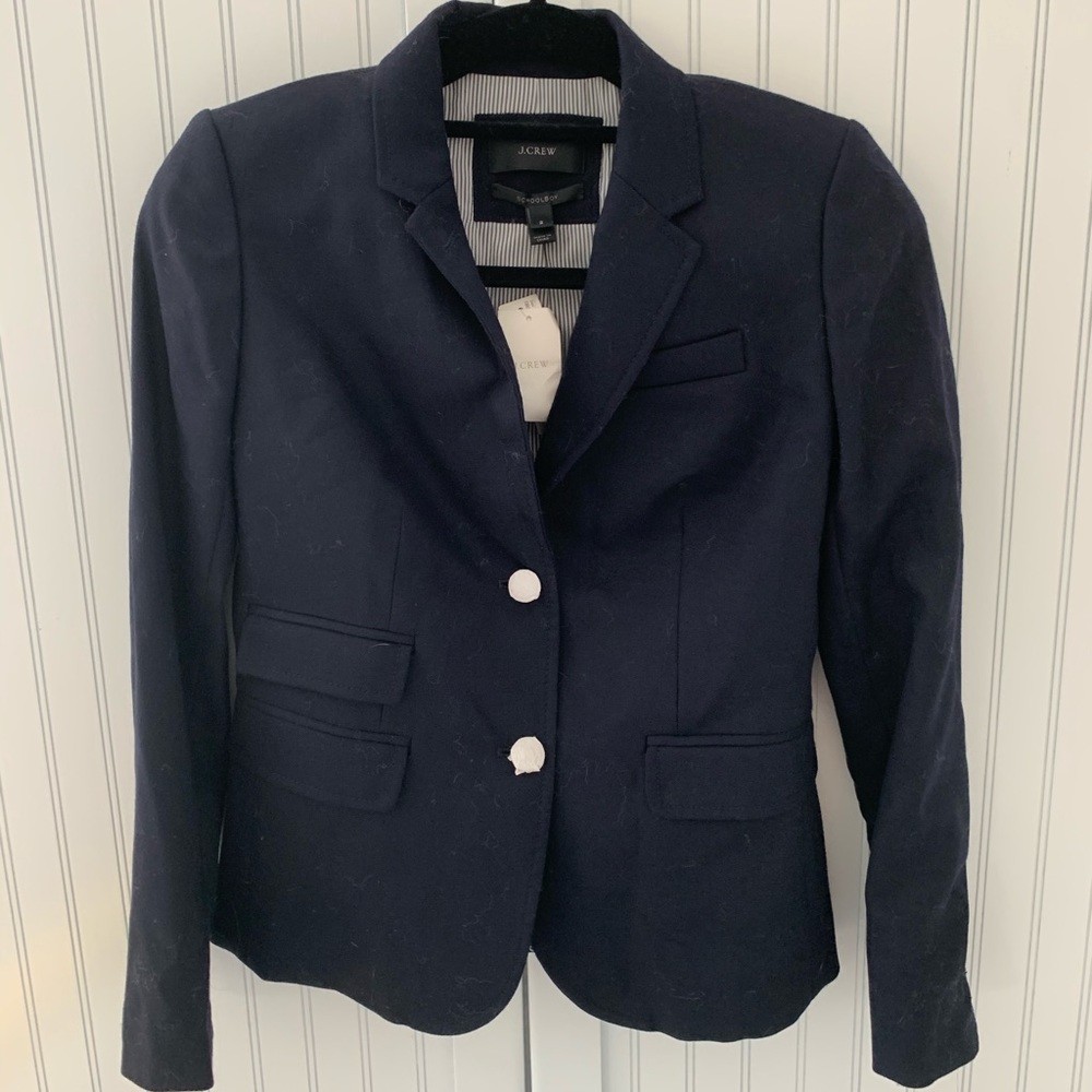 NWT Jcrew Navy Schoolboy blazer